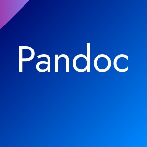Convert between several markup formats with Pandoc