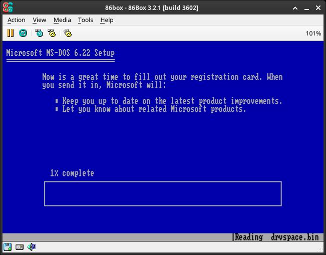 86box MS-DOS