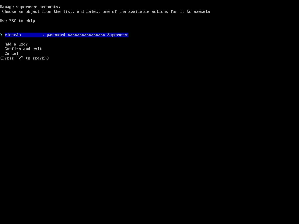 Arch Linux installer