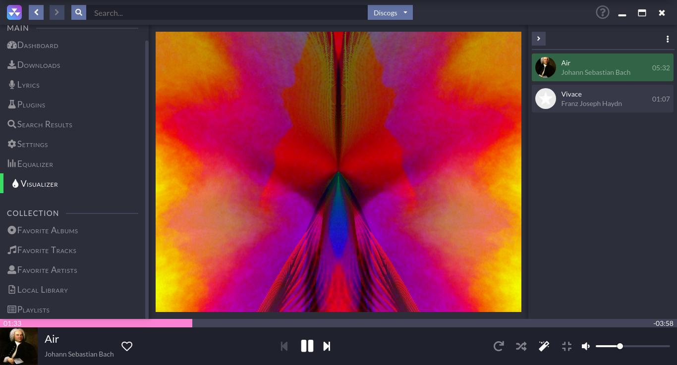 Nuclear sound visualizer