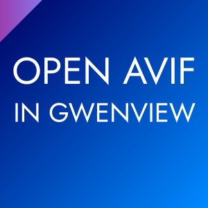 How to open AVIF images with Gwenview