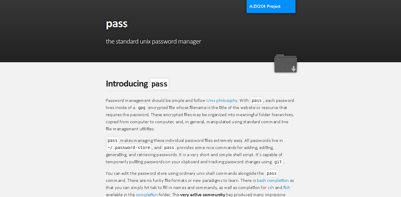 'pass' website
