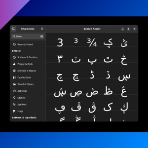 GNOME Characters: copy & paste Unicode symbols easily