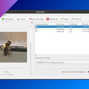 Converseen: easy batch image conversion tool