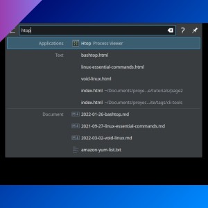 KRunner: launcher built into Plasma desktop with lots of features