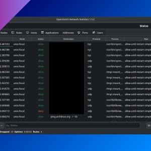 OpenSnitch: a simple application firewall for GNU/Linux