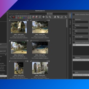 Professional photo editing and processing tools