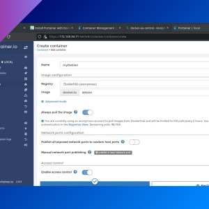 Manage containers easily with Portainer