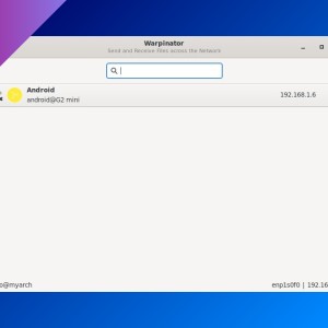 Warpinator: send and receive files across a local network